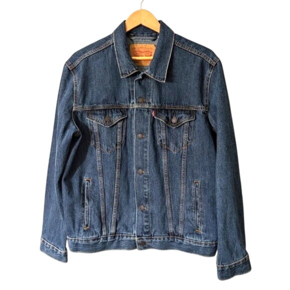 NWOT Levi's Unisex Original Trucker Jacket Blue Denim Size L - Picture 3 of 9